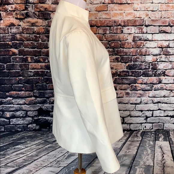 Cream Pea Coat - Picture 2 of 5